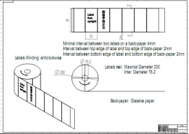 1.Front Labels tape direction