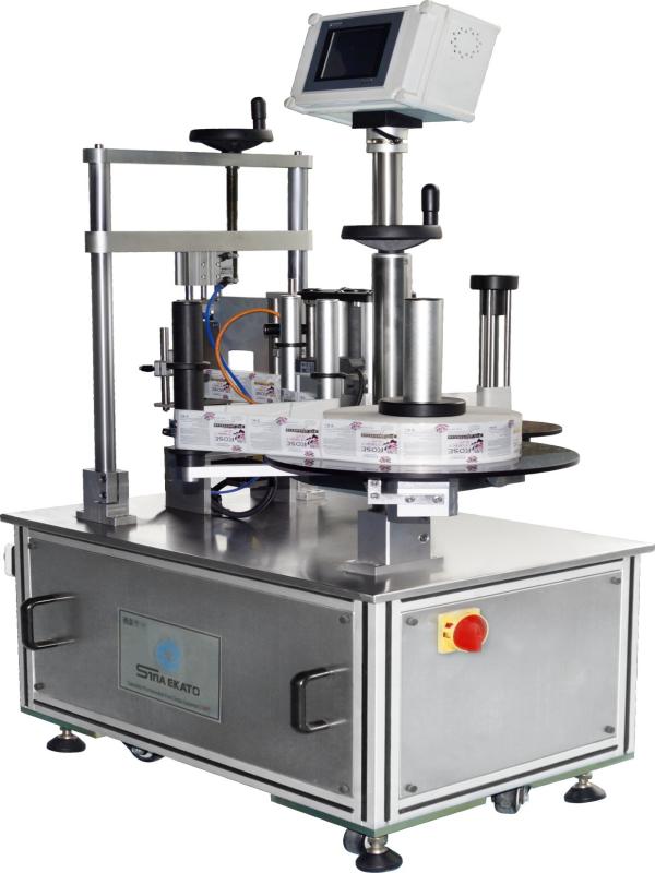 TBJ Semi-automatic Round and Flat Bottles Labeling machine